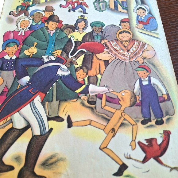 Pinocchio Illustrated Antique 1946 Book by Lois Lenski - Picture 5 of 13